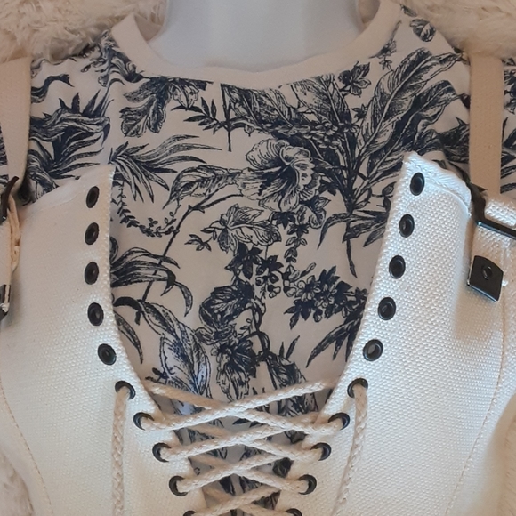 Canvas Coset handcrafted Cottagecore, Fairycore NWOT - Picture 8 of 10